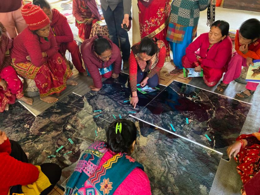 Mapping workshop in Suspa, Nepal, January 2020